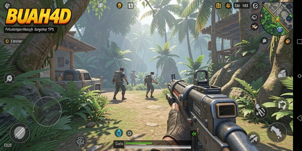 Tampilan gameplay BUAH4D yang penuh aksi dan warna.