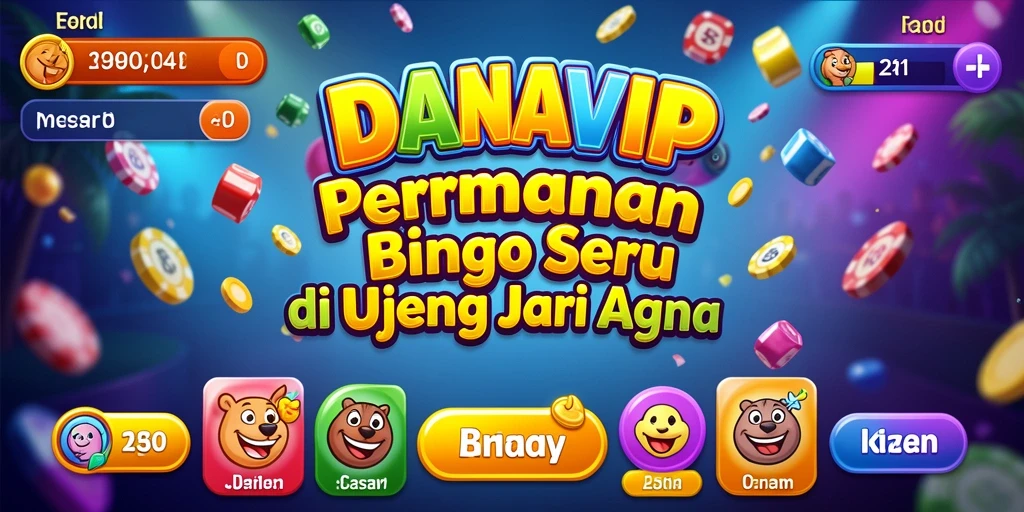 Tampilan gameplay seru DANAVIP dengan suasana Bingo yang mengasyikkan.