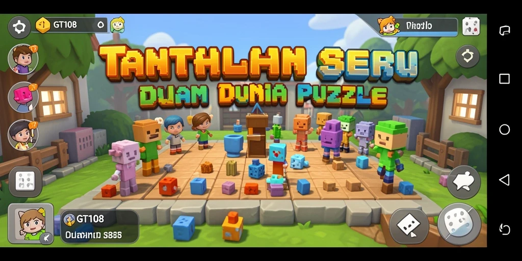 Tampilan gameplay GT108 yang penuh tantangan dalam genre Puzzle.