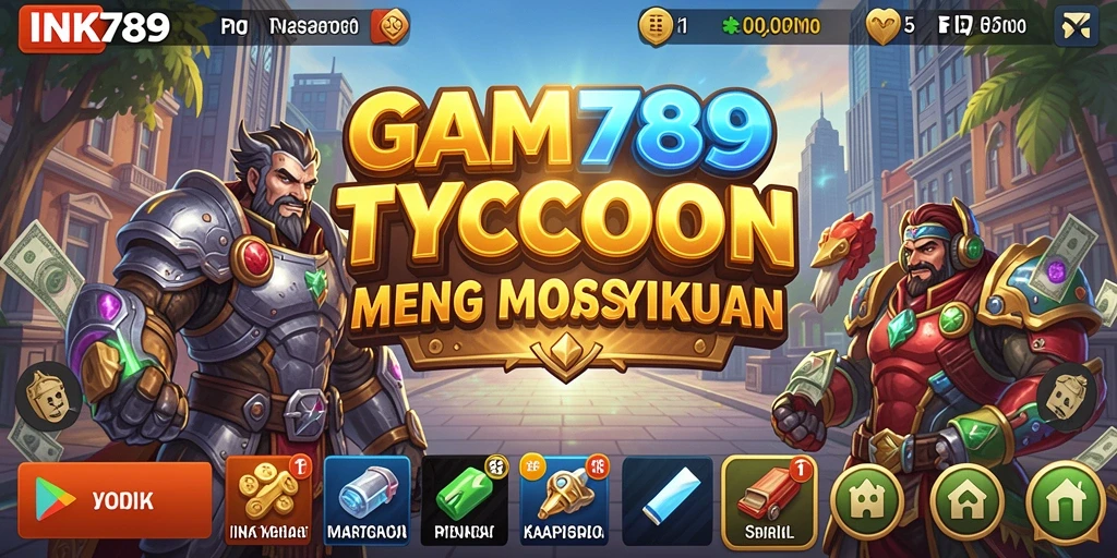 Tampilan gameplay menakjubkan dari INK789 yang penuh strategi Tycoon.