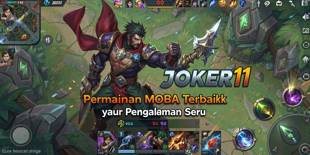 Tampilan gameplay JOKER11 yang seru dan mendebarkan saat bertempur di arena.