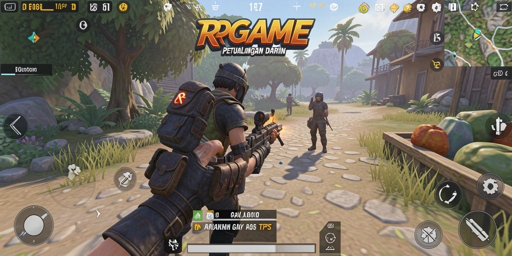 Tampilan gameplay RPGAME yang mendebarkan dan penuh aksi.