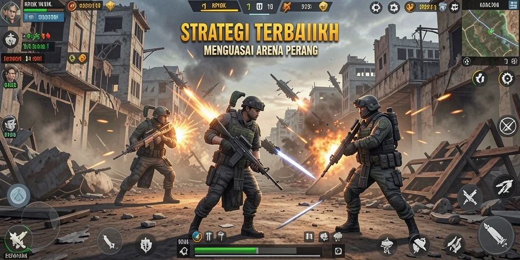 Tampilan gameplay RPOK yang menegangkan dalam pertempuran strategi.
