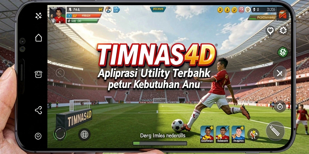 Tampilan layar utama TIMNAS4D yang intuitif dan menarik.